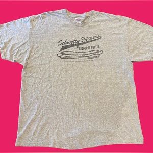 “schwetty wieners, (bigger is better)” graphic funny tee 🌭 (138)
